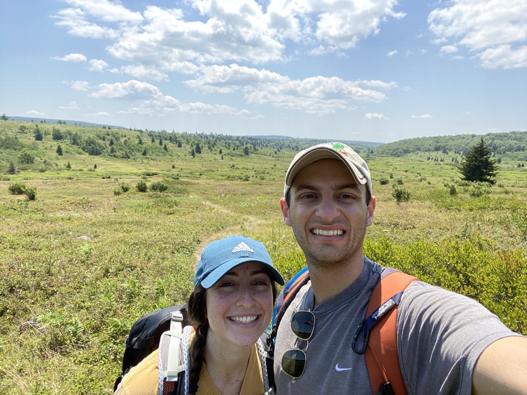 Abby and Will together outdoors